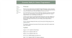 Desktop Screenshot of essentialmath.com